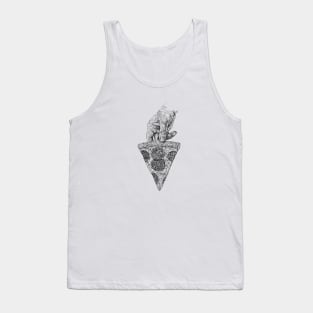 Take a slice of pizza drawing with scribble art Tank Top